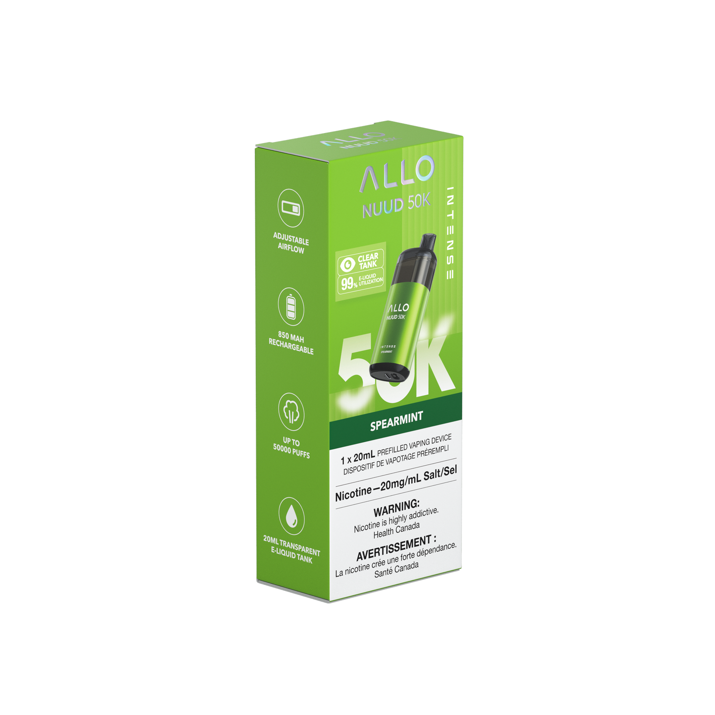 Allo NUUD 50K INTENSE Spearmint