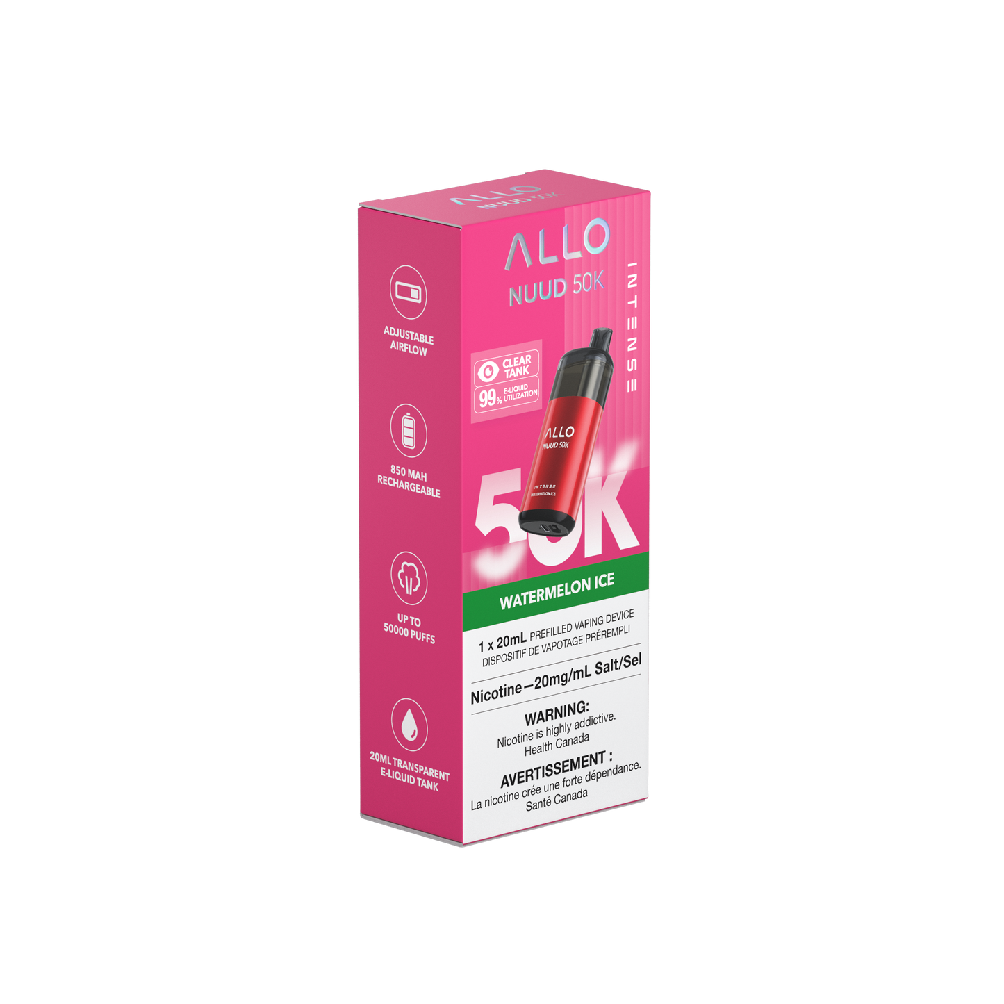 Allo NUUD 50K INTENSE Watermelon Ice