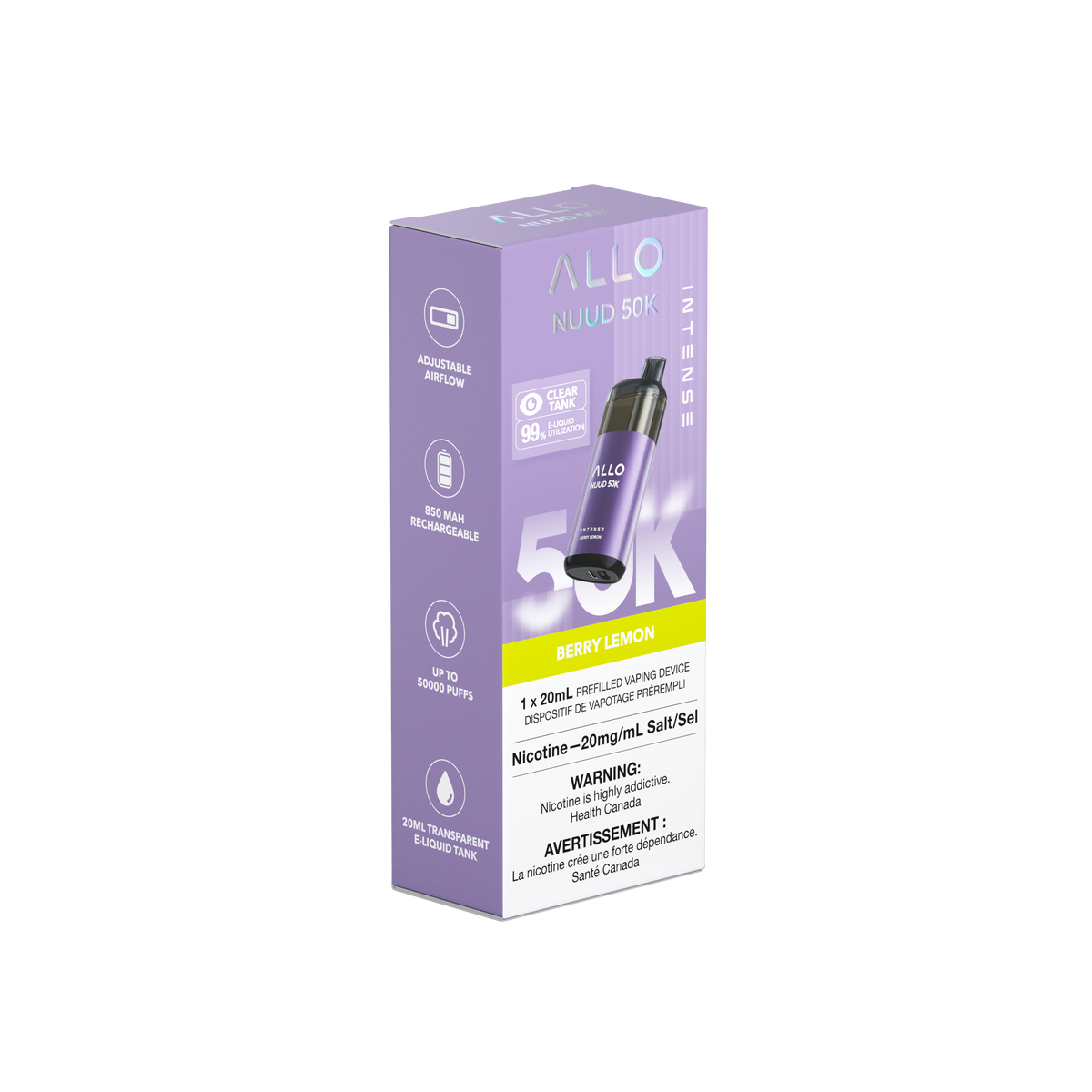 Allo NUUD 50K Intense Berry Lemon