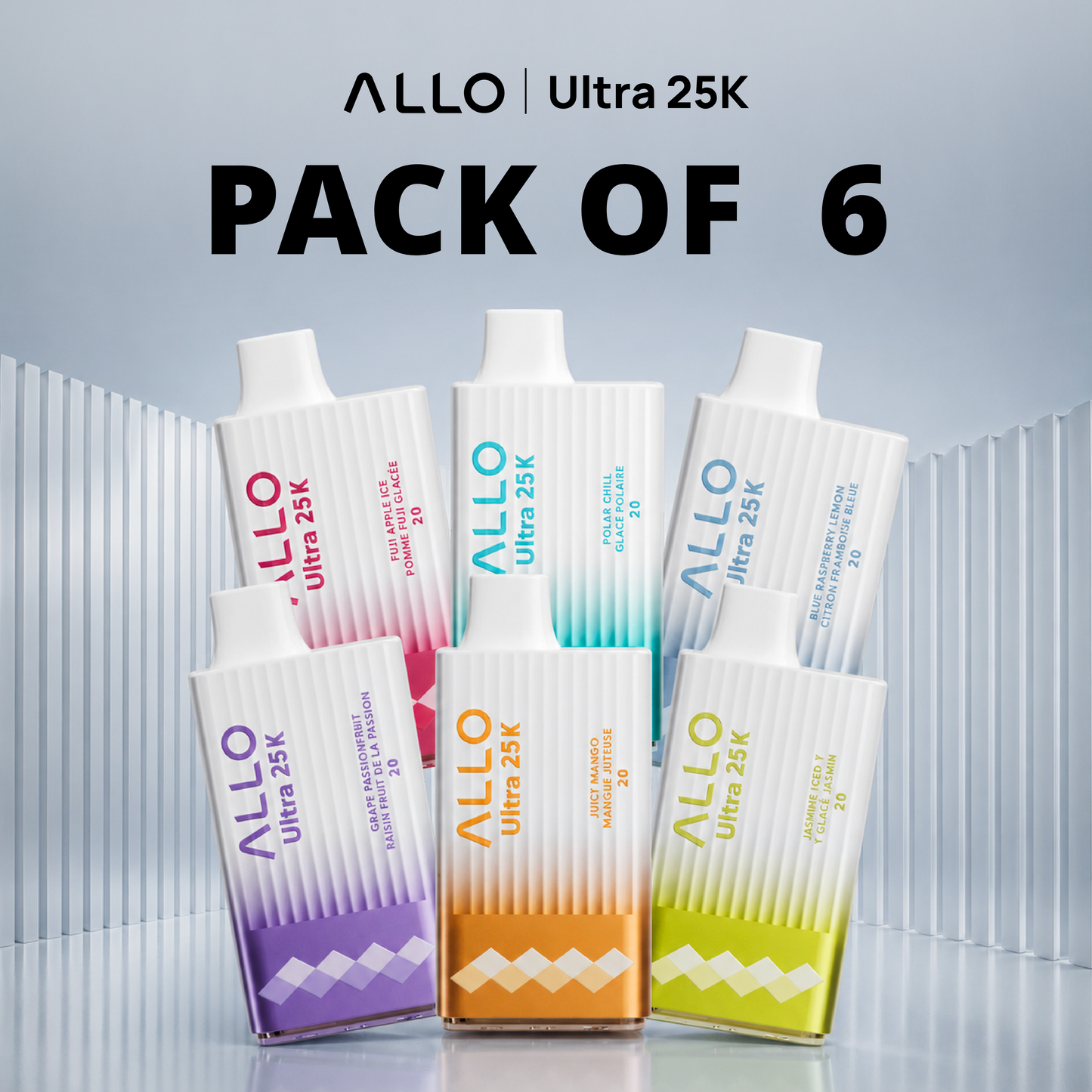 Allo Ultra 25K Pack of 6