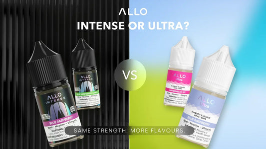 Allo Intense vs Allo Ultra E-Liquid