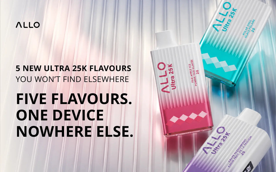 New Allo Ultra 25K Flavours in Canada
