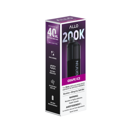 Allo Nuud 200K Grape Ice