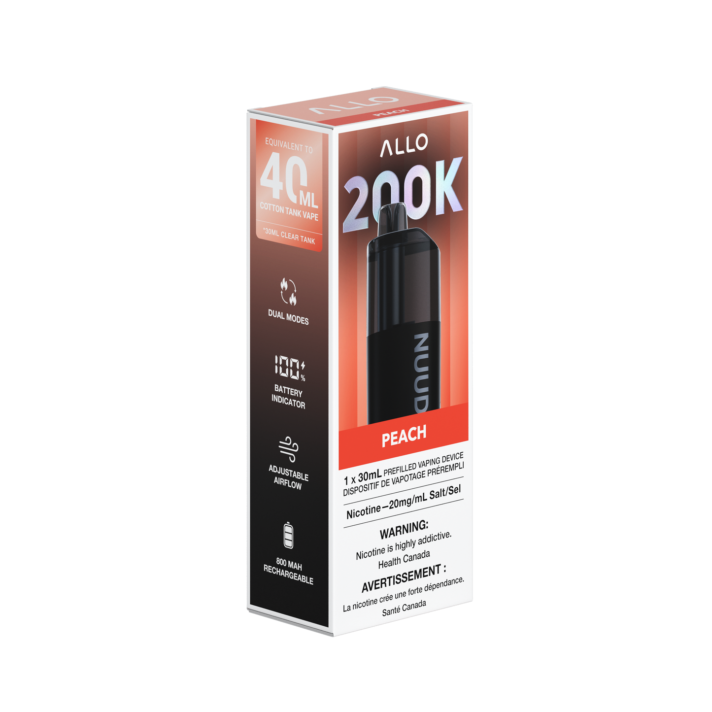 Allo Nuud 200K Peach