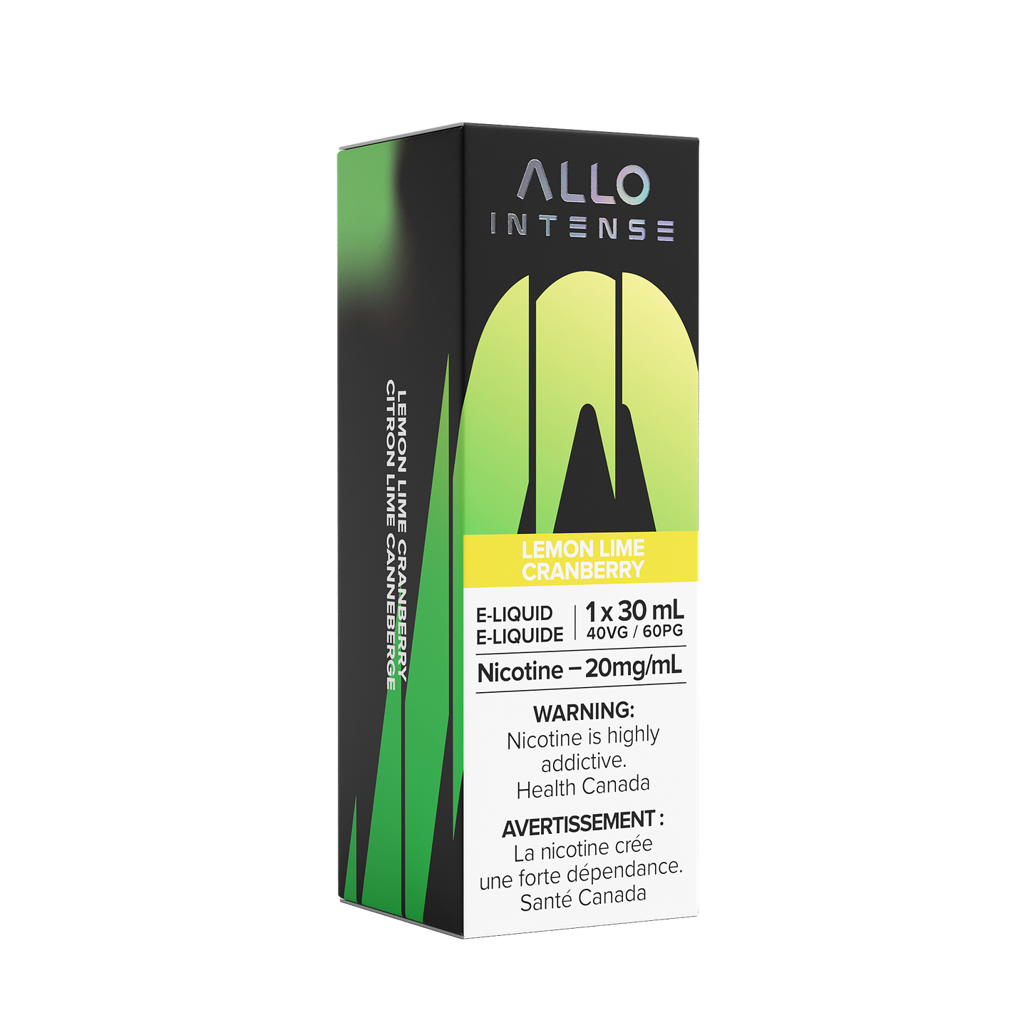 Allo Intense E-Liquid Lemon Lime Cranberry