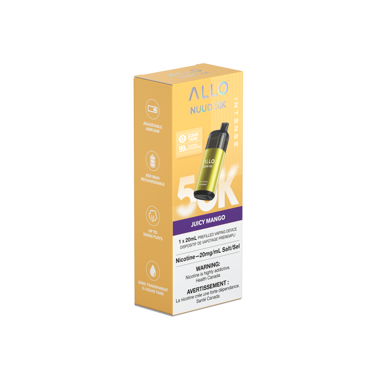 Allo NUUD 50K INTENSE Juicy Mango