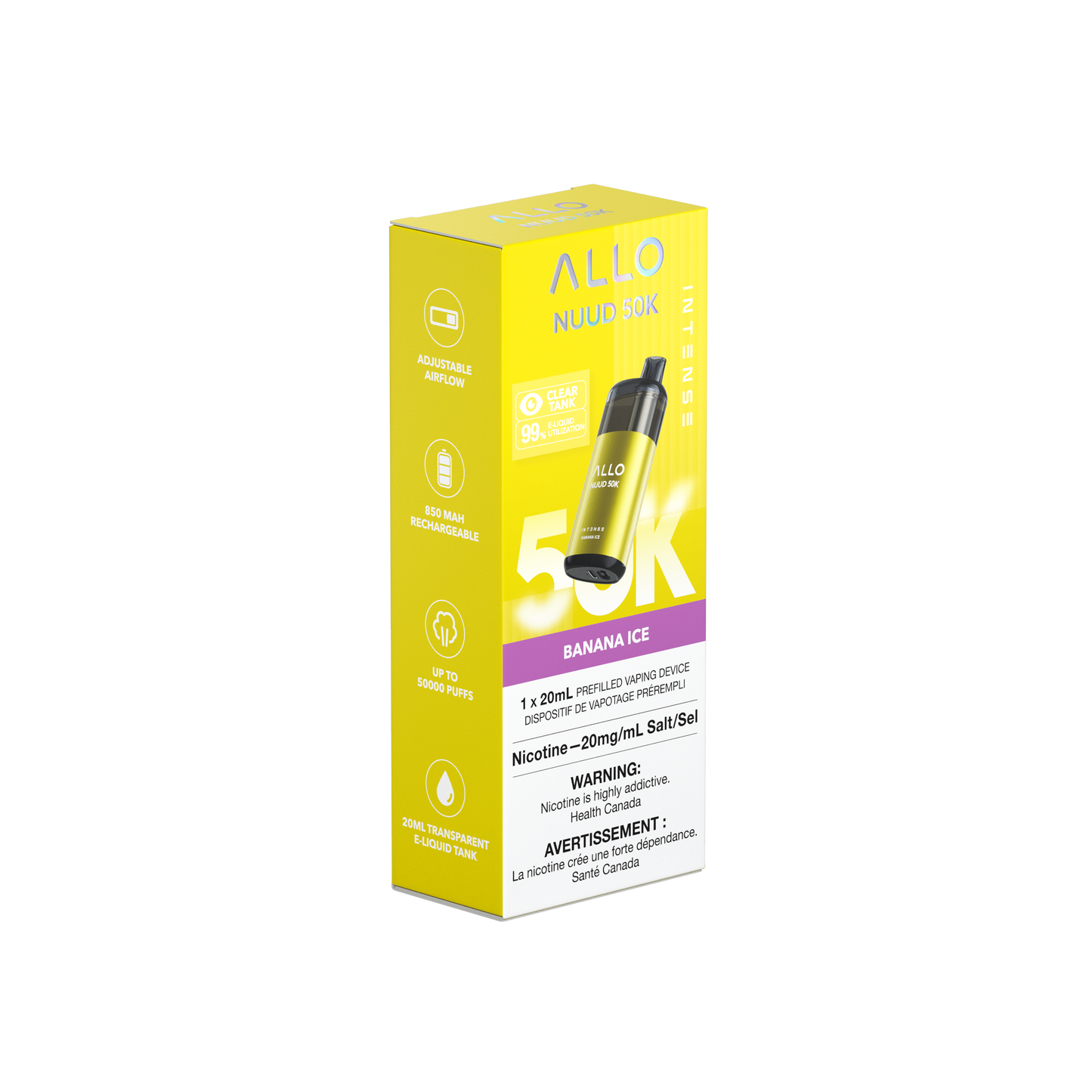 Allo NUUD 50K INTENSE BANANA ICE