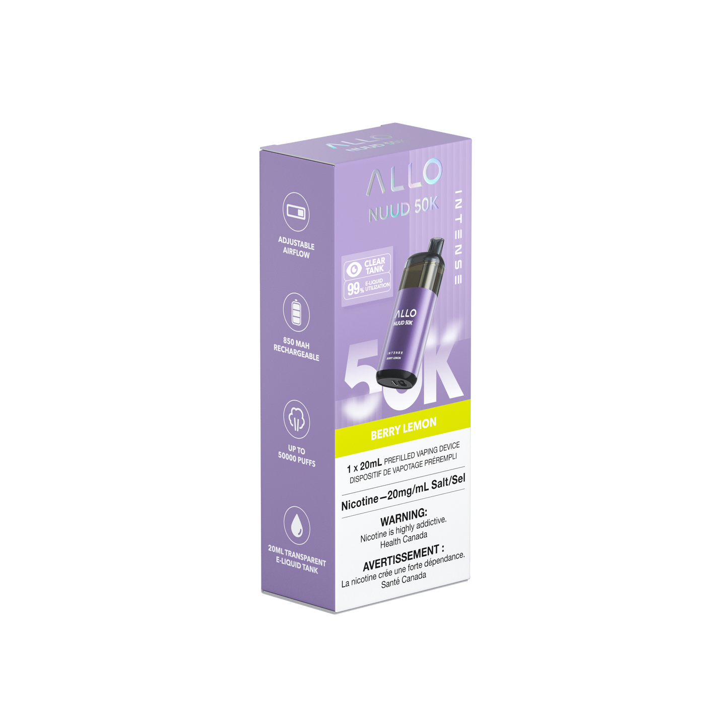 Allo NUUD 50K INTENSE BERRY LEMON