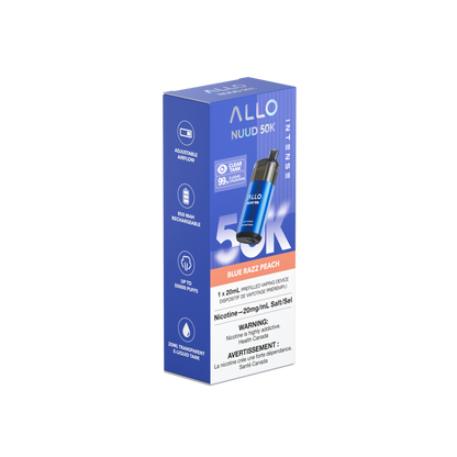 Allo NUUD 50K INTENSE BLUE RAZZ PEACH