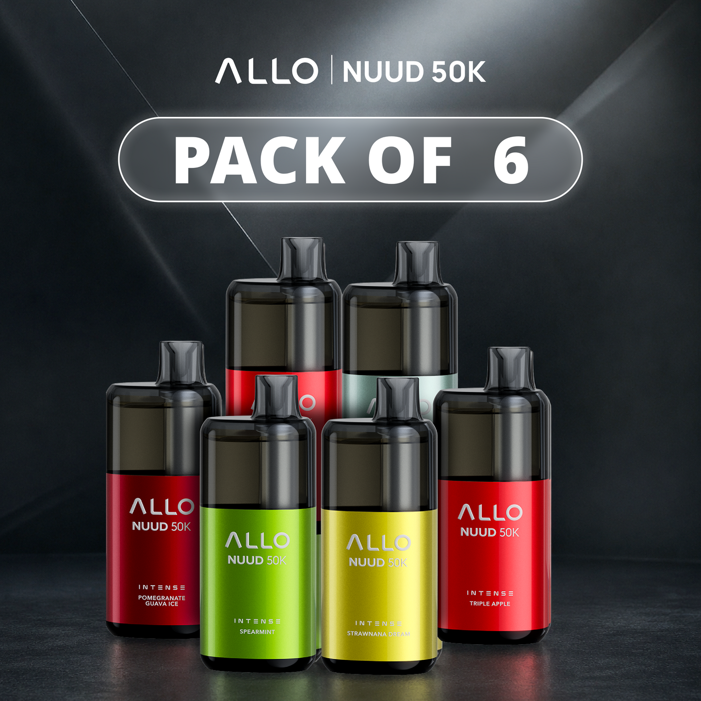 Allo Nuud 50K Pack of 6