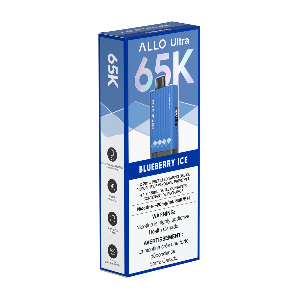Allo Ultra 65K Blueberry Ice
