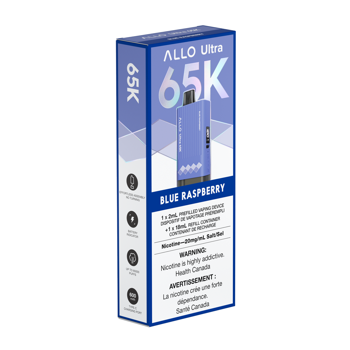 Allo Ultra 65K Blue Raspberry