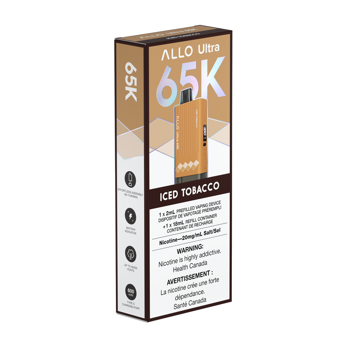 Allo Ultra 65K Iced Tobacco