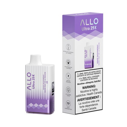 Allo Ultra 25K – Grape Passionfruit