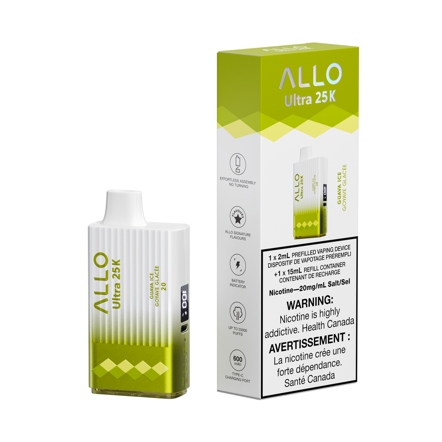 Allo Ultra 25K – GUAVA ICE