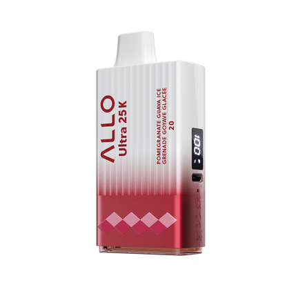 Allo Ultra 25K – POMEGRANATE GUAVA ICE