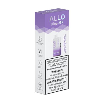 Allo Ultra 25K – Grape Passionfruit
