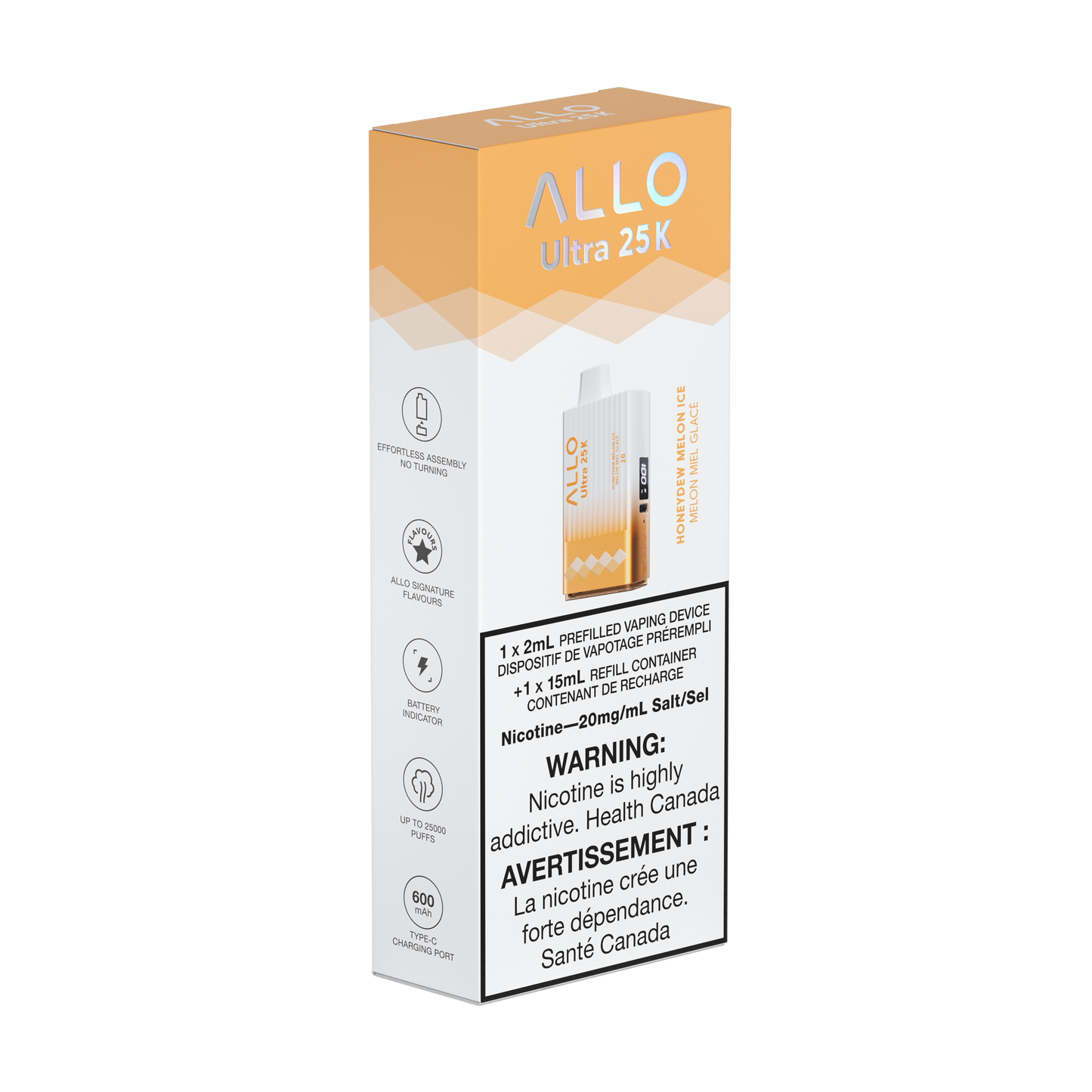 Allo Ultra 25K – HONEYDEW MELON ICE