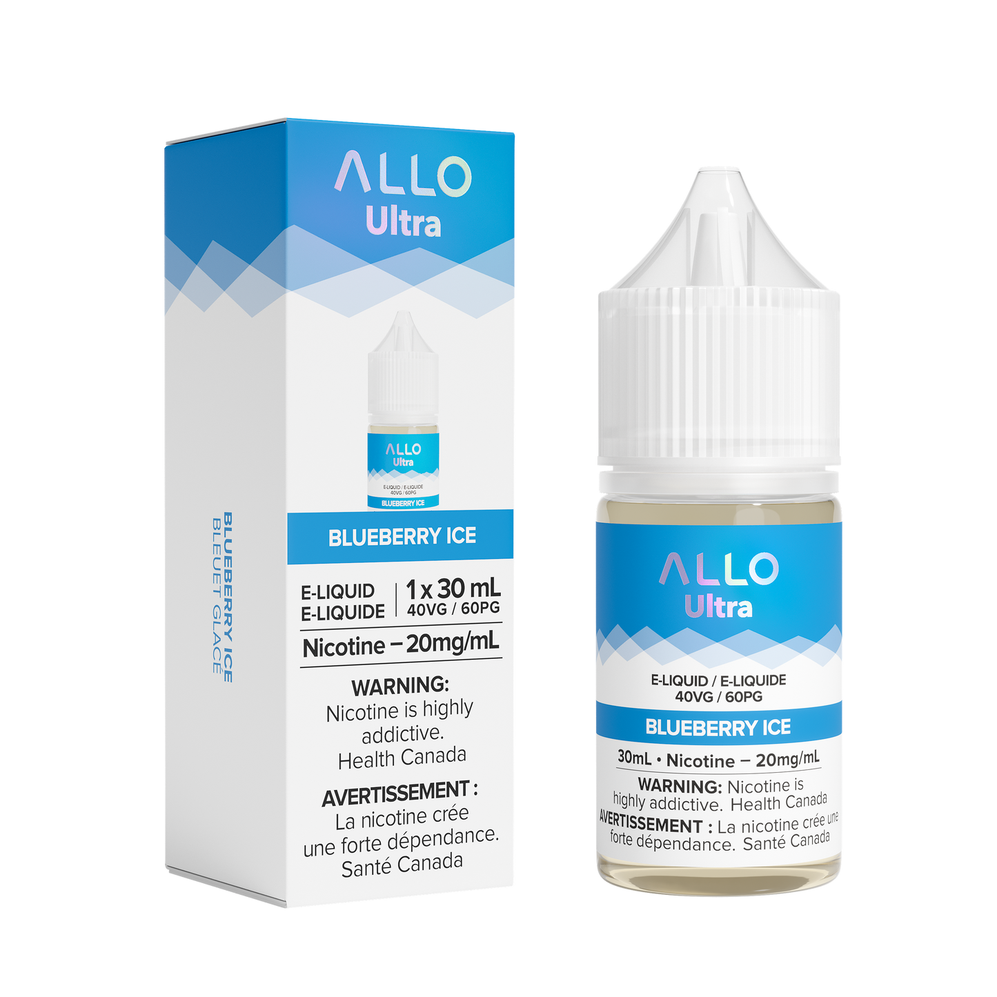 Allo Ultra E-Liquid Blueberry Ice