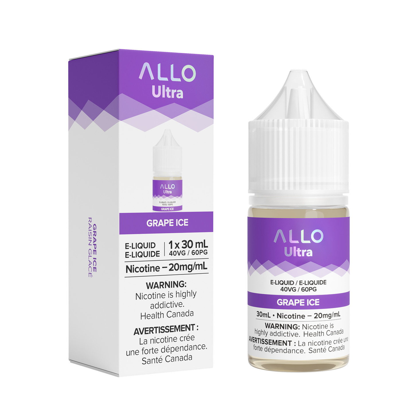 Allo Ultra E-Liquid Grape Ice