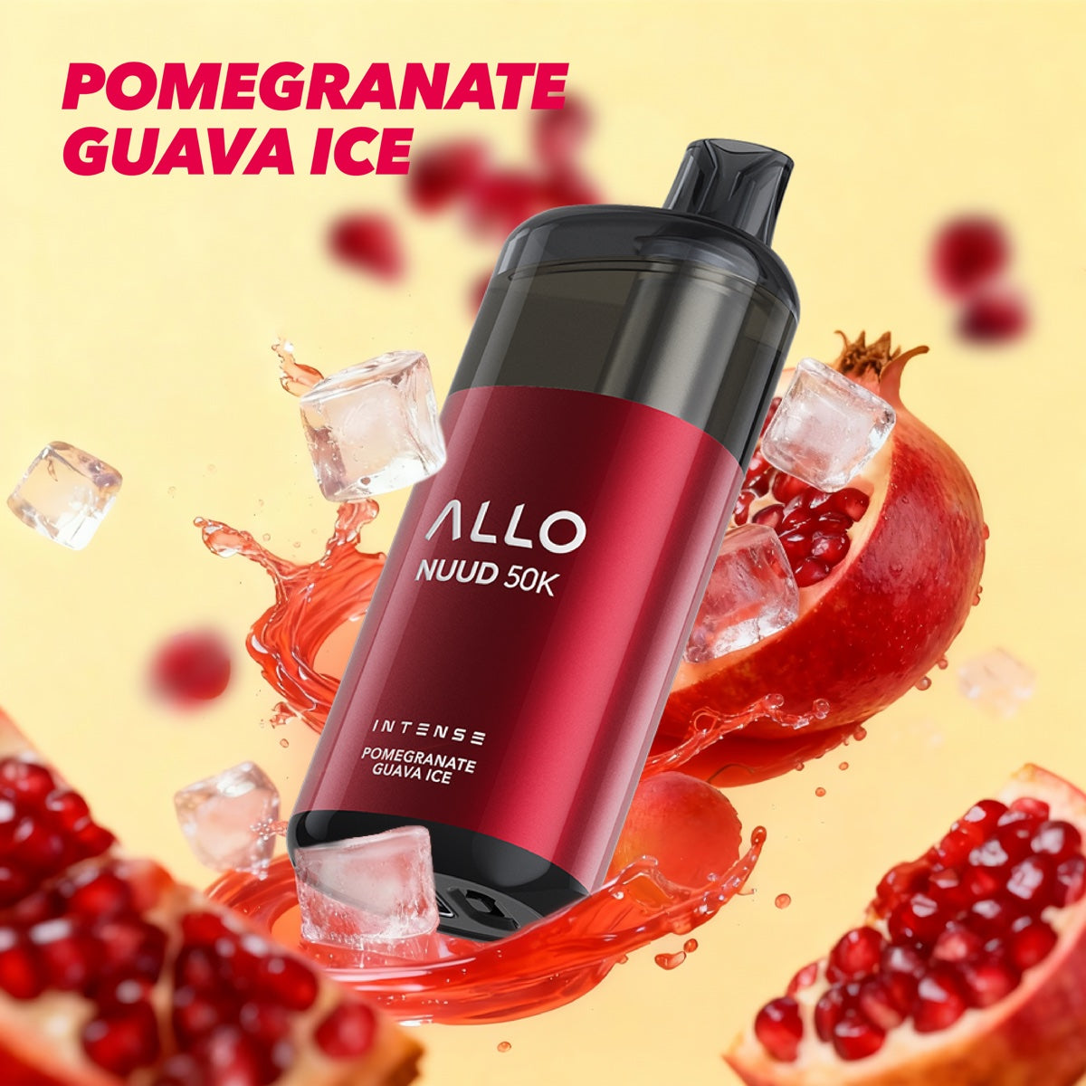 Allo NUUD 50K Intense Pomegranate Guava Ice